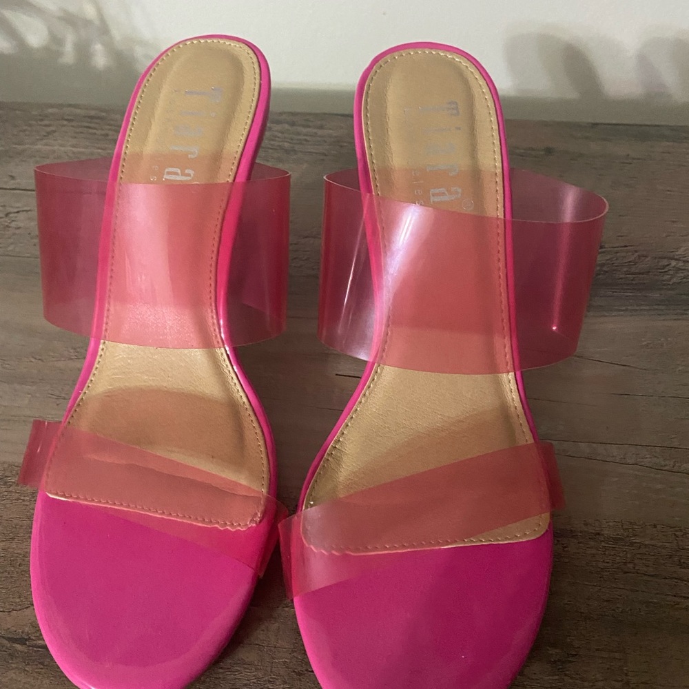 Pink shoes used